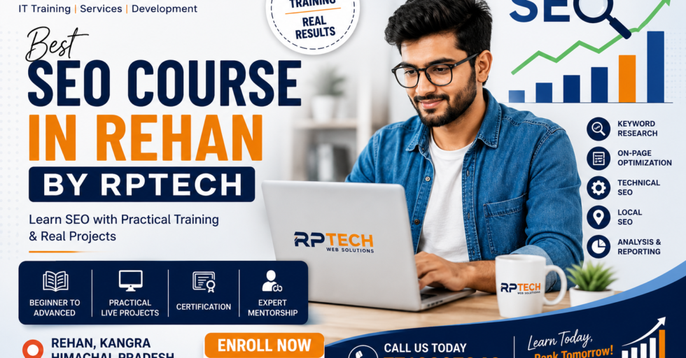 Best SEO Course in Rehan by RPTech Best SEO Course in Rehan by RPTech – Practical SEO Training in Kangra, Himachal Pradesh