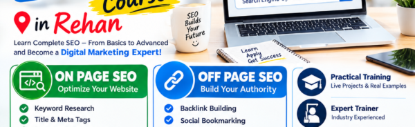 On Page SEO and Off Page SEO course in Rehan by RPTECH Web Solutions